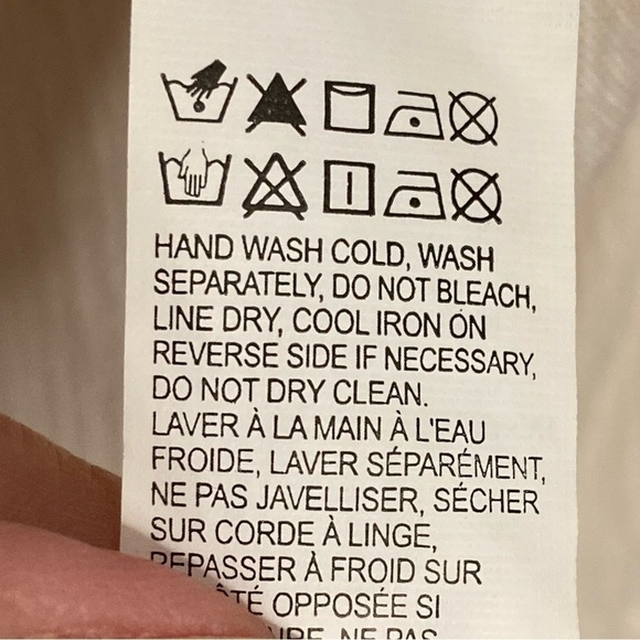 Lucky Brand White Embroidered Long Sleeve Peasant Top Sz S - Picture 12 of 13